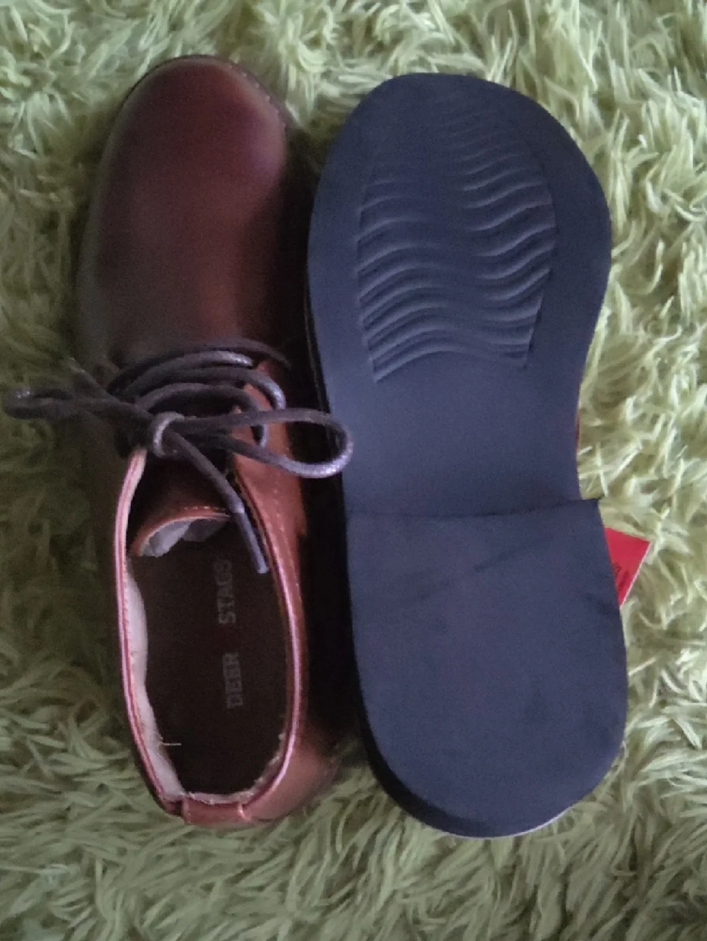 Deer‎ Stags Men's Brown Leather Ballard Boots